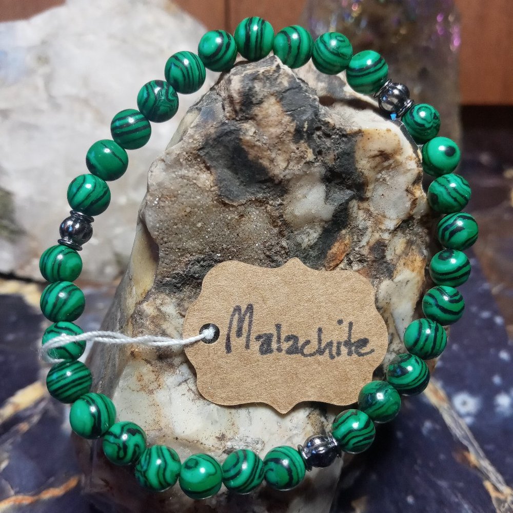 Malachite Gemstone Healing Bracelet